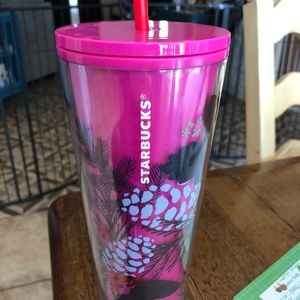 Used Starbucks 2021 Christmas color change tumbler